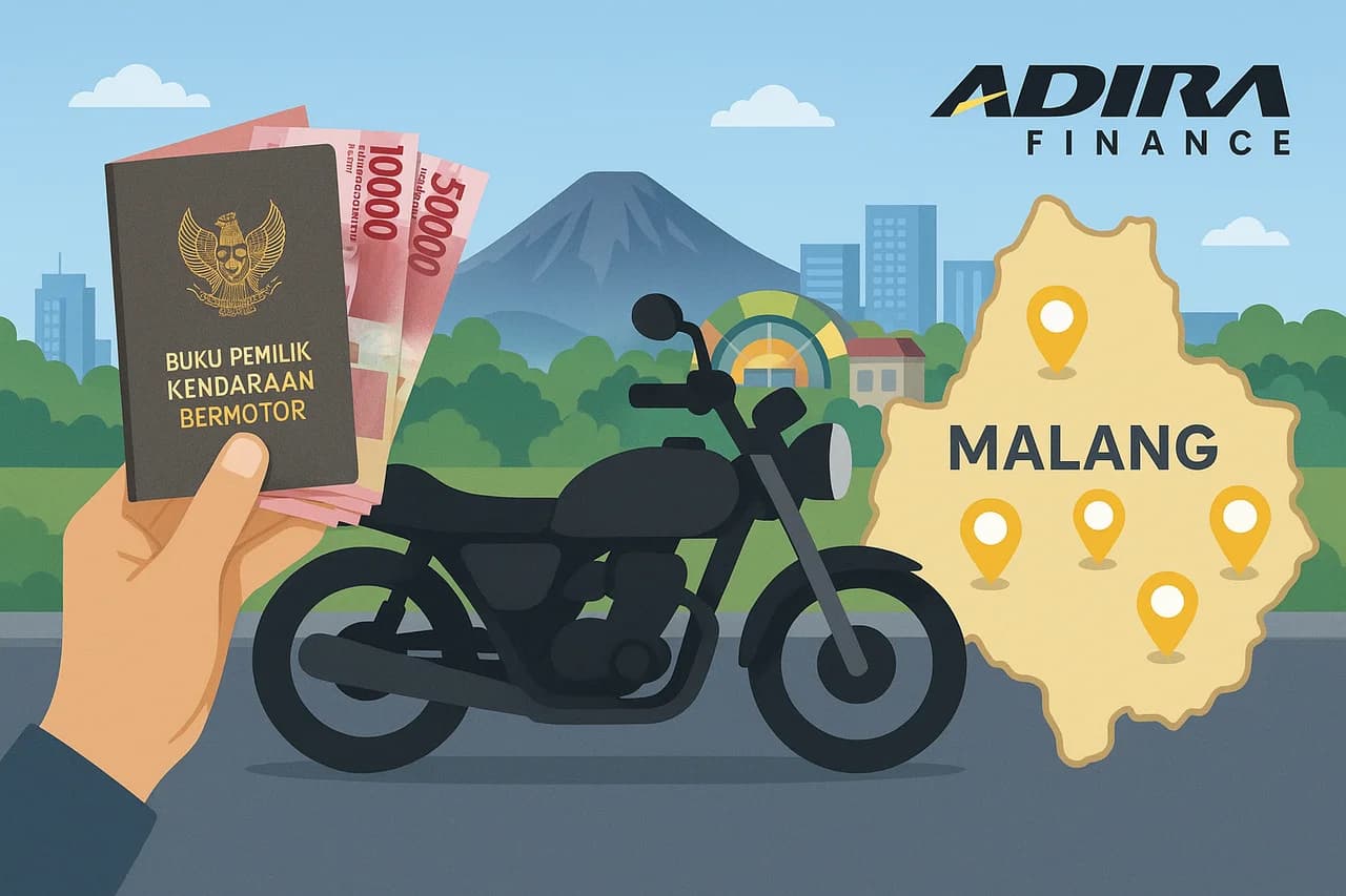 Gadai BPKB Motor Malang di Adira Finance, Aman dan Cepat!